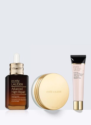 Advanced Night Repair & Advanced Night Micro Cleansing Balm & Futurist Aqua Brilliance™ Primer