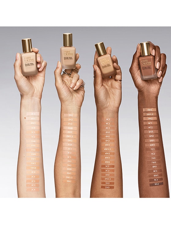 Double WearStay-in-Place LongWear Matte Foundation SPF 10, 1N1 Ivory Nude , 30ml